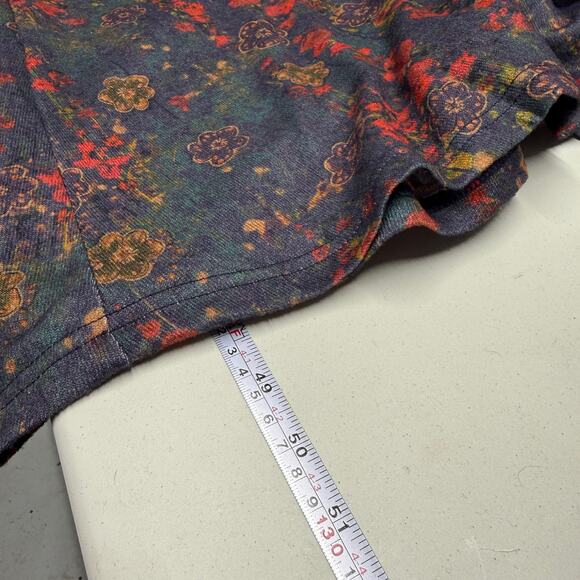 Natural Life Lottie Knit Maxi Dress Womens XL Dark Floral Boho Indie Cottagecore - Picture 9 of 11